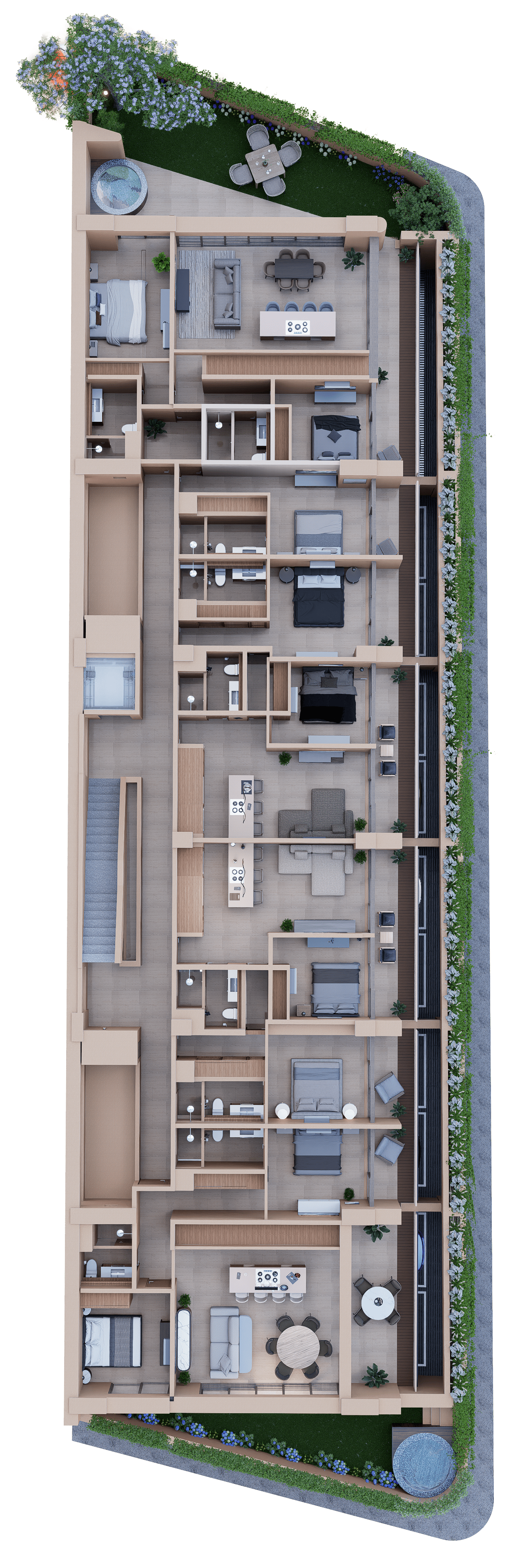 Furnished Ground Floor